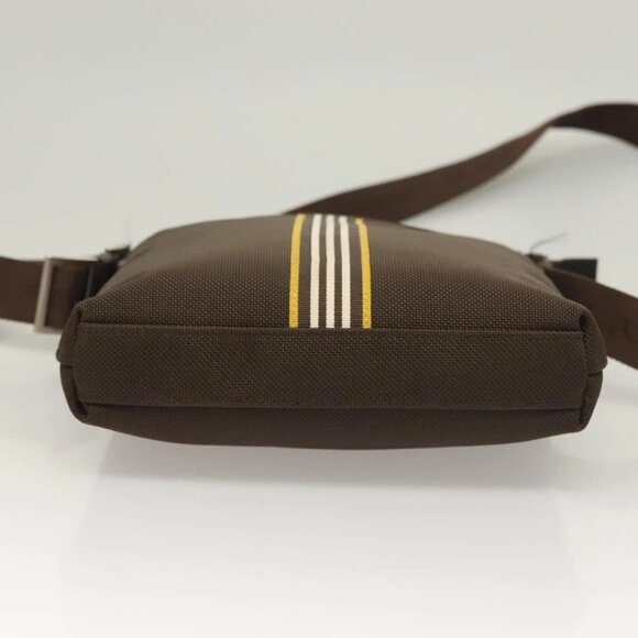 BURBERRY Black label Shoulder Bag Canvas Brown Aut - Picture 7 of 16